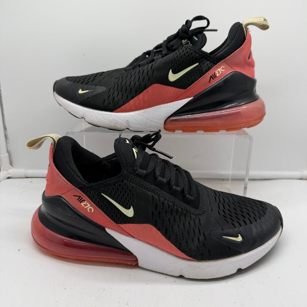 Nike Air Max 270 Shoes Womens 8.5 Black Magic Ember Lime Ice White DM8325-001